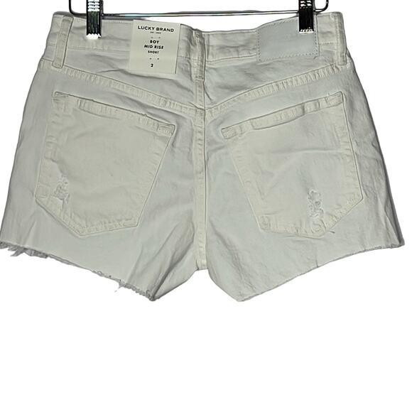 NWT Lucky brand Boy Mid rise Shorts size 2 - Picture 2 of 10